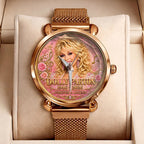 Dolly Parton Mesh Strap Quartz Watch – HOATT20814