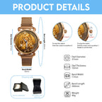 Dolly Parton Mesh Strap Quartz Watch – MAITM14696