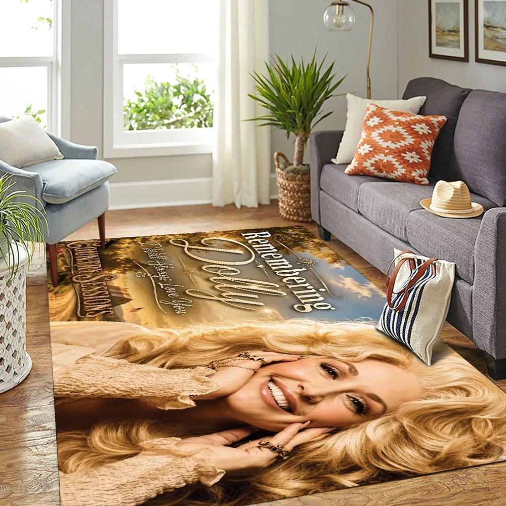 Dolly Parton Rectangular Rug – TMTHU8924