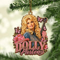 Dolly Parton Custom Shape 2-side Printed Acrylic Ornament – HOATT20813