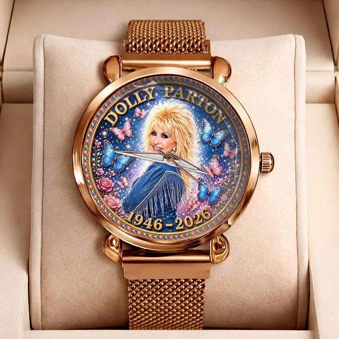 Dolly Parton Mesh Strap Quartz Watch – HOATT20759