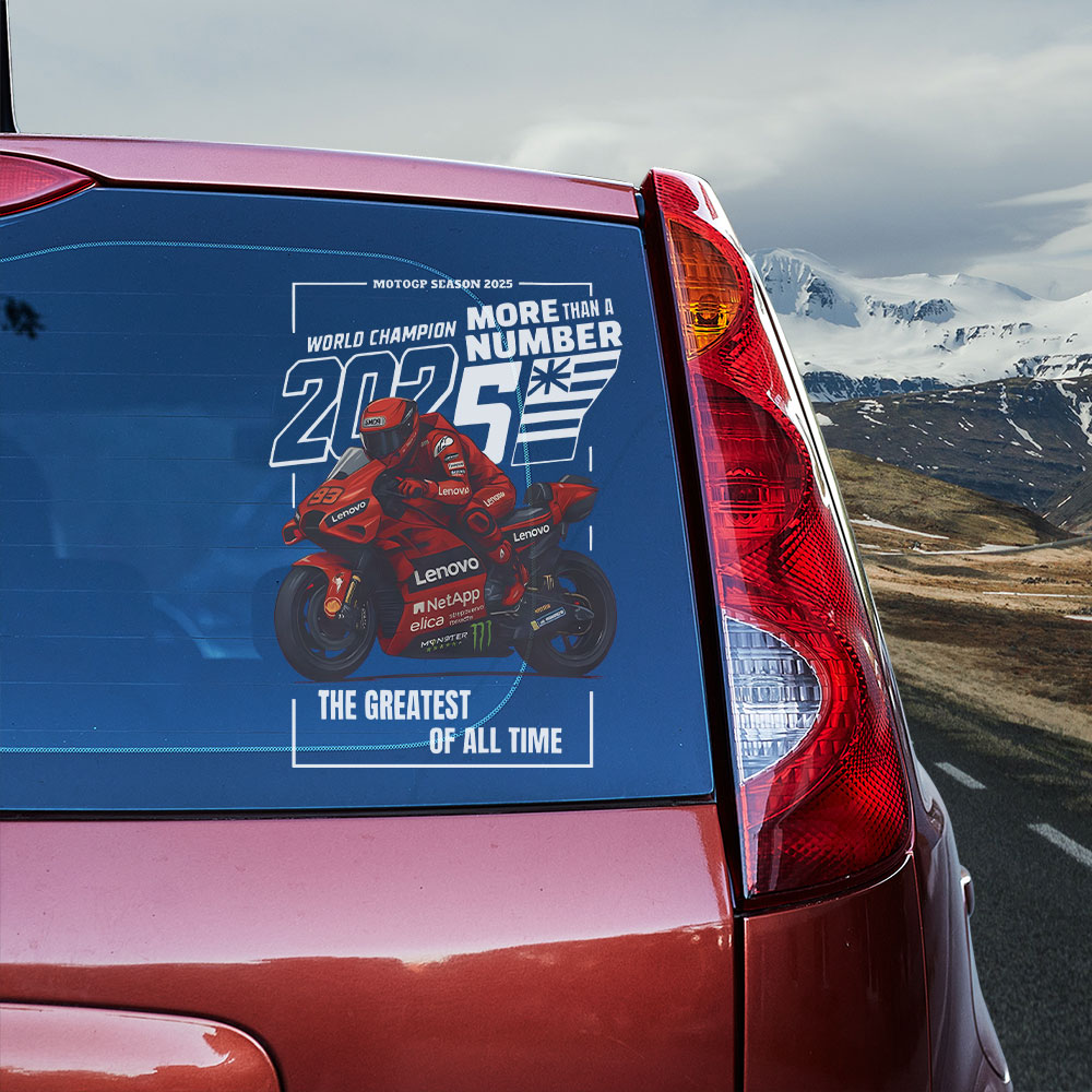 Ducati Lenovo Team x Marc Márquez 3D Car Sticker – TANTN17136