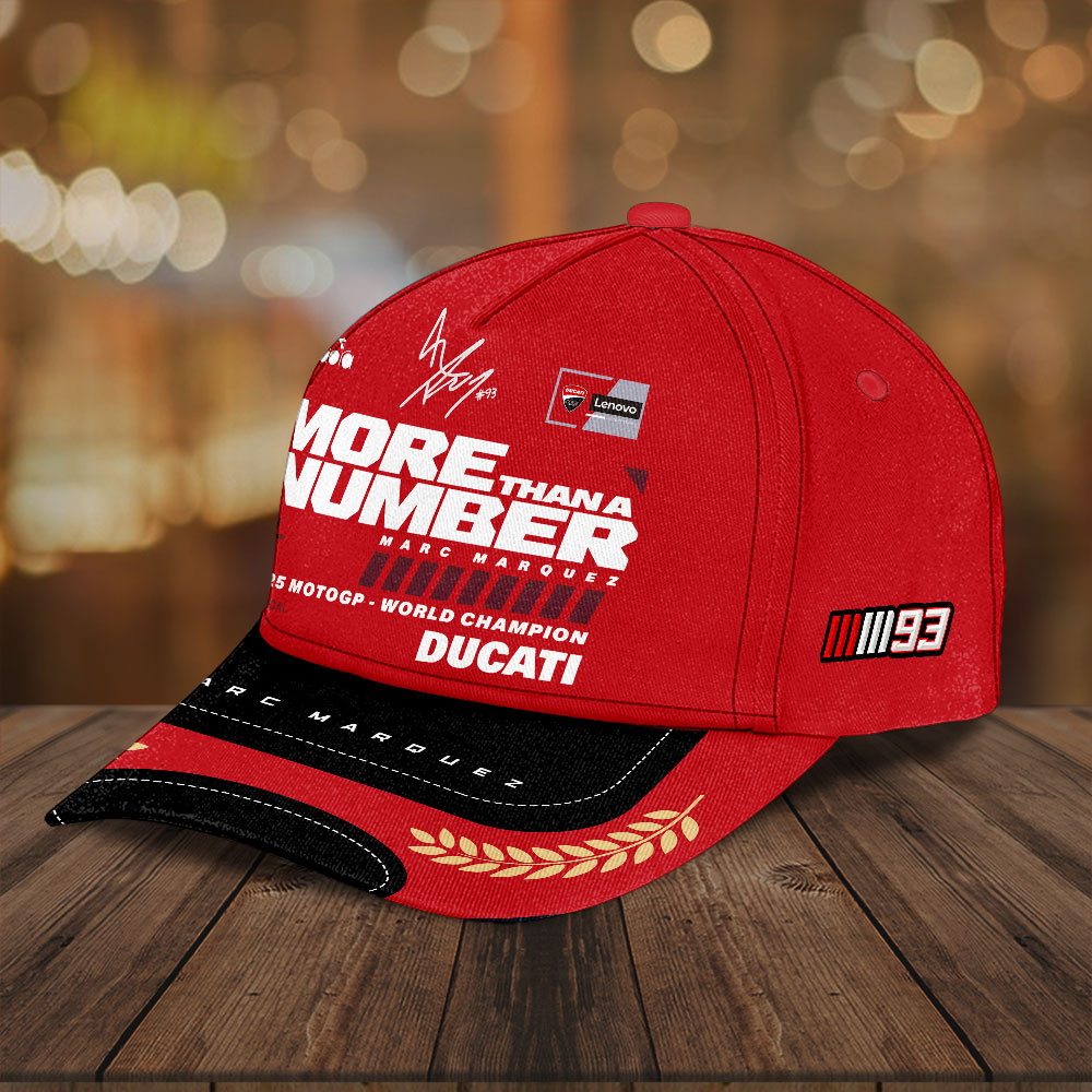 Ducati Lenovo Team x Marc Márquez 2025 Classic Cap – TANTN17033