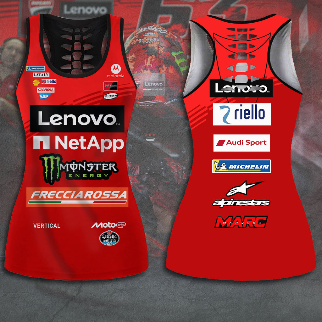 Ducati Lenovo Team x Marc Márquez Hollow Tank Top Leggings – TANTN 11592