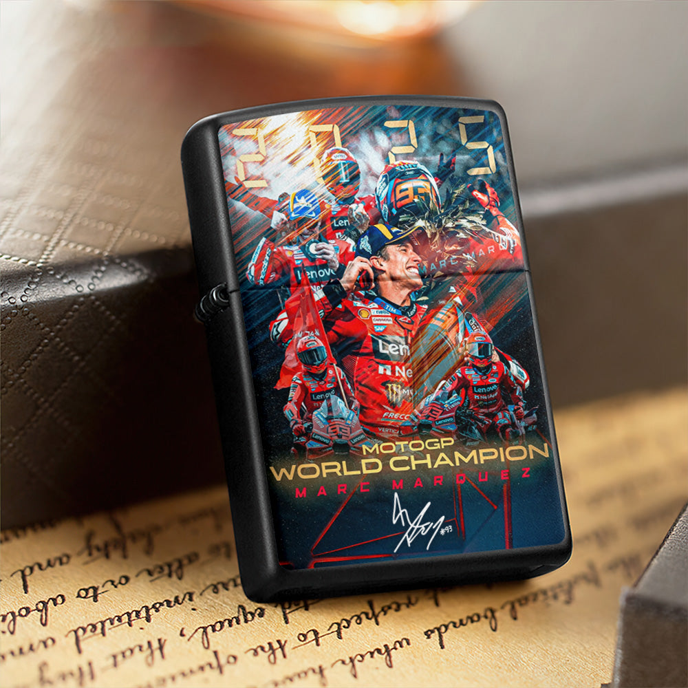 Ducati Lenovo Team x Marc Márquez Zippo Lighter Case (No Insert) – TANTN16968