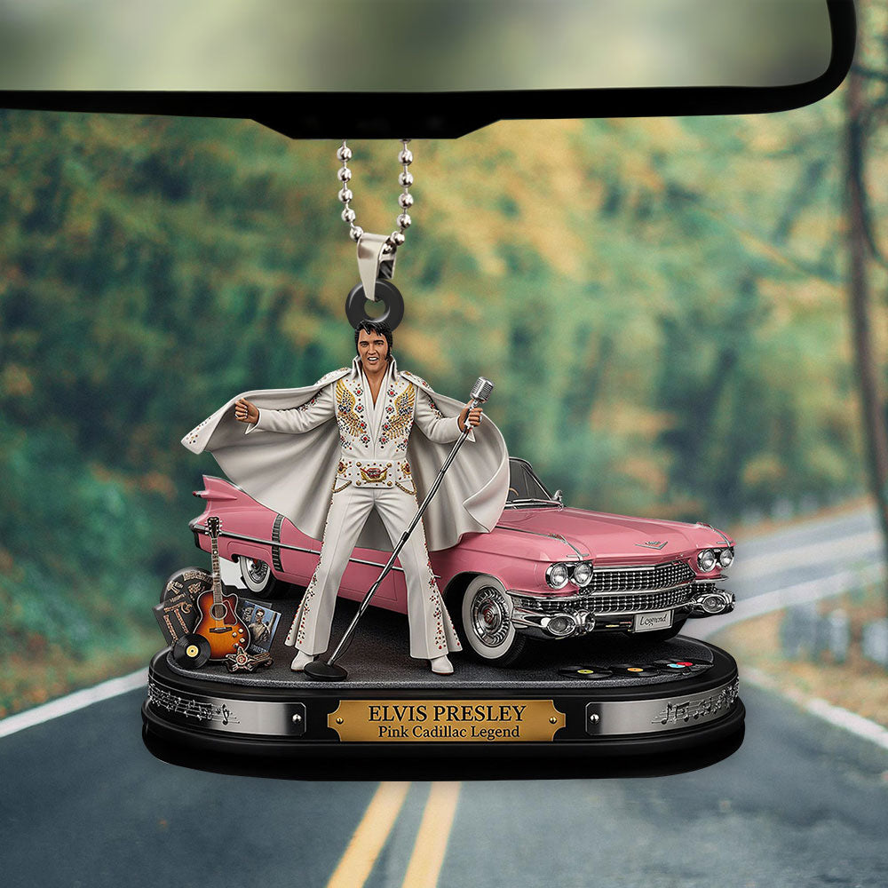 Elvis Presley Custom Shape 1-sided Acrylic Car Ornament – TMTHU482