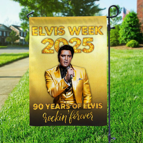 Elvis Presley Double-side Garden Flag – TMTHU 152