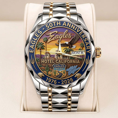 Eagles 50th Anniversary Alloy Luxury Quartz Watch – TANTN24793
