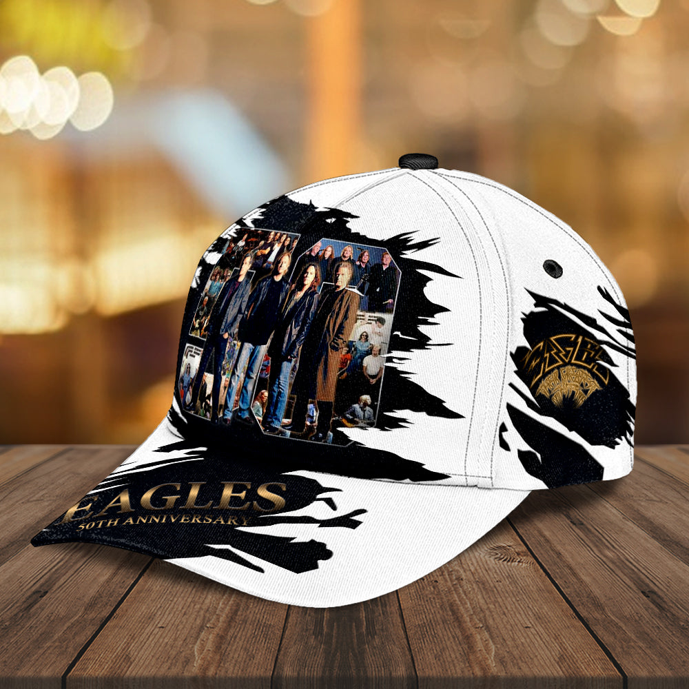 Eagles Band Their Greatest Hits 50th Anniversary Classic Cap – GNE7662
