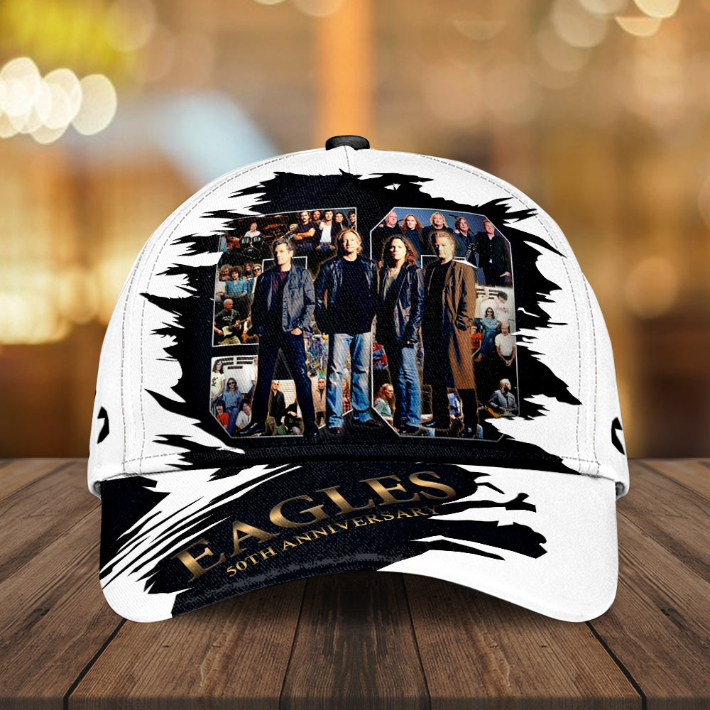 Eagles Band Their Greatest Hits 50th Anniversary Classic Cap – GNE7662