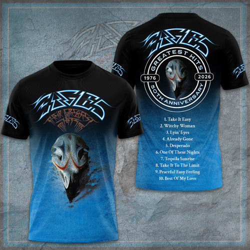 Eagles: Their Greatest Hits 50th Anniversary 3D Apparel – GNE7588