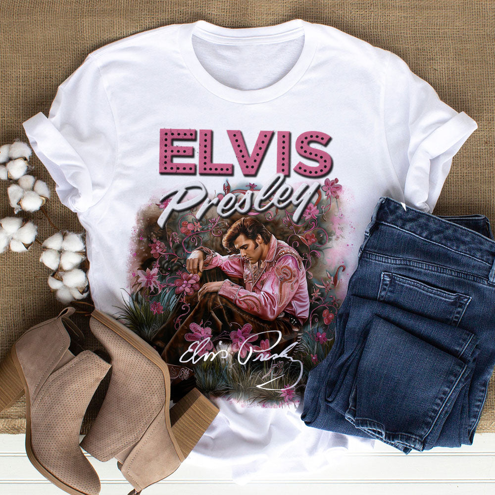 Elvis Presley Round Neck Raglan Sleeve Sweatshirt – MAITM 9219