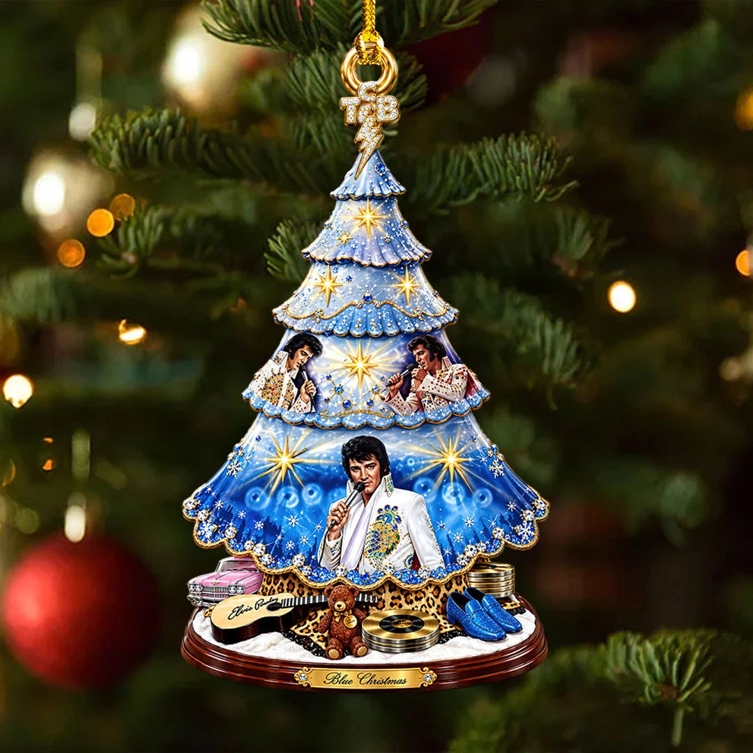 Elvis Presley Custom Shape 2-side Printed Acrylic Ornament – HOATT21398
