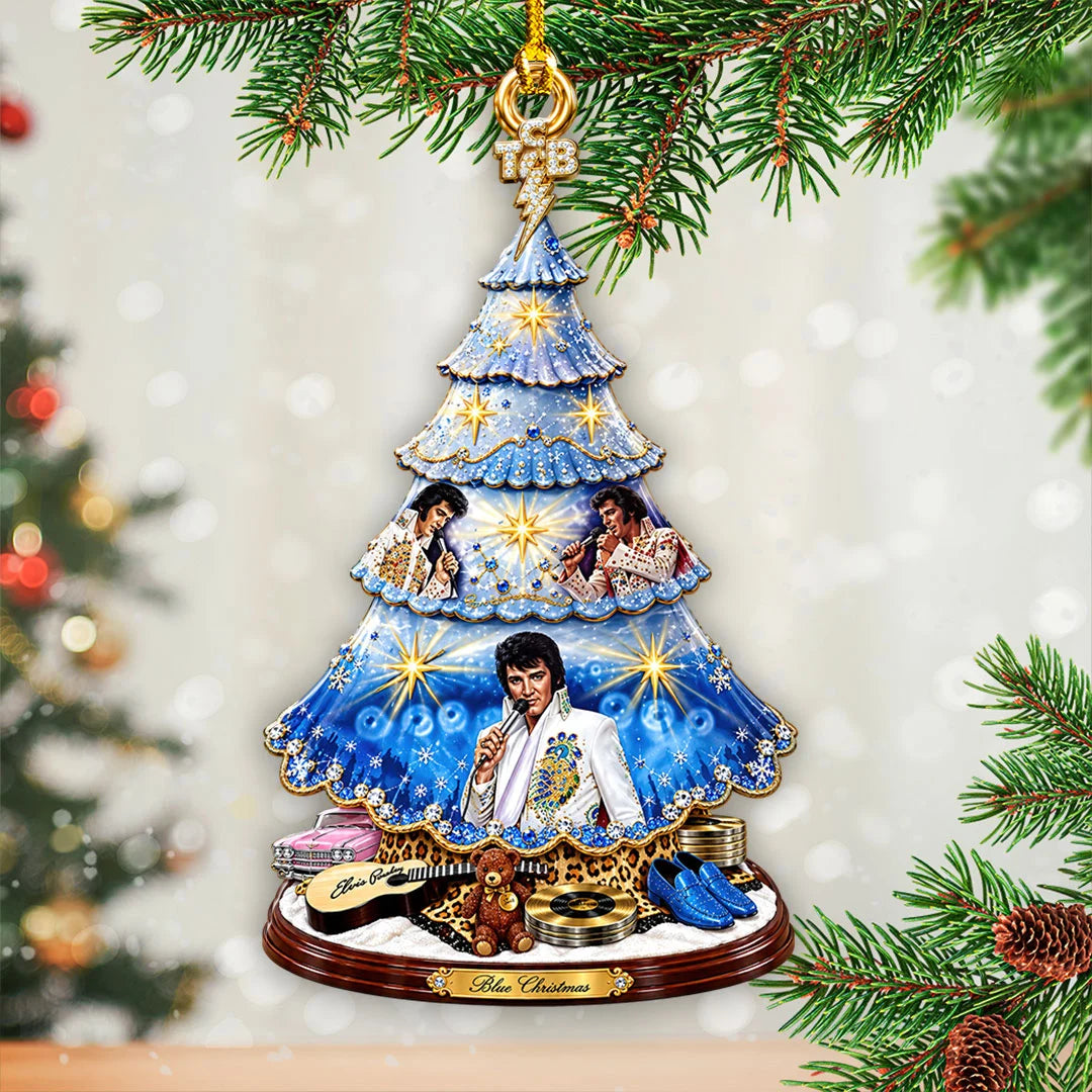 Elvis Presley Custom Shape 2-side Printed Acrylic Ornament – HOATT21398