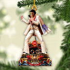 Elvis Presley Custom Shape 2-side Printed Acrylic Ornament – HOATT21424