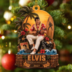 Elvis Presley 2027 Custom Shape 2-side Printed Acrylic Ornament – TANTN25901