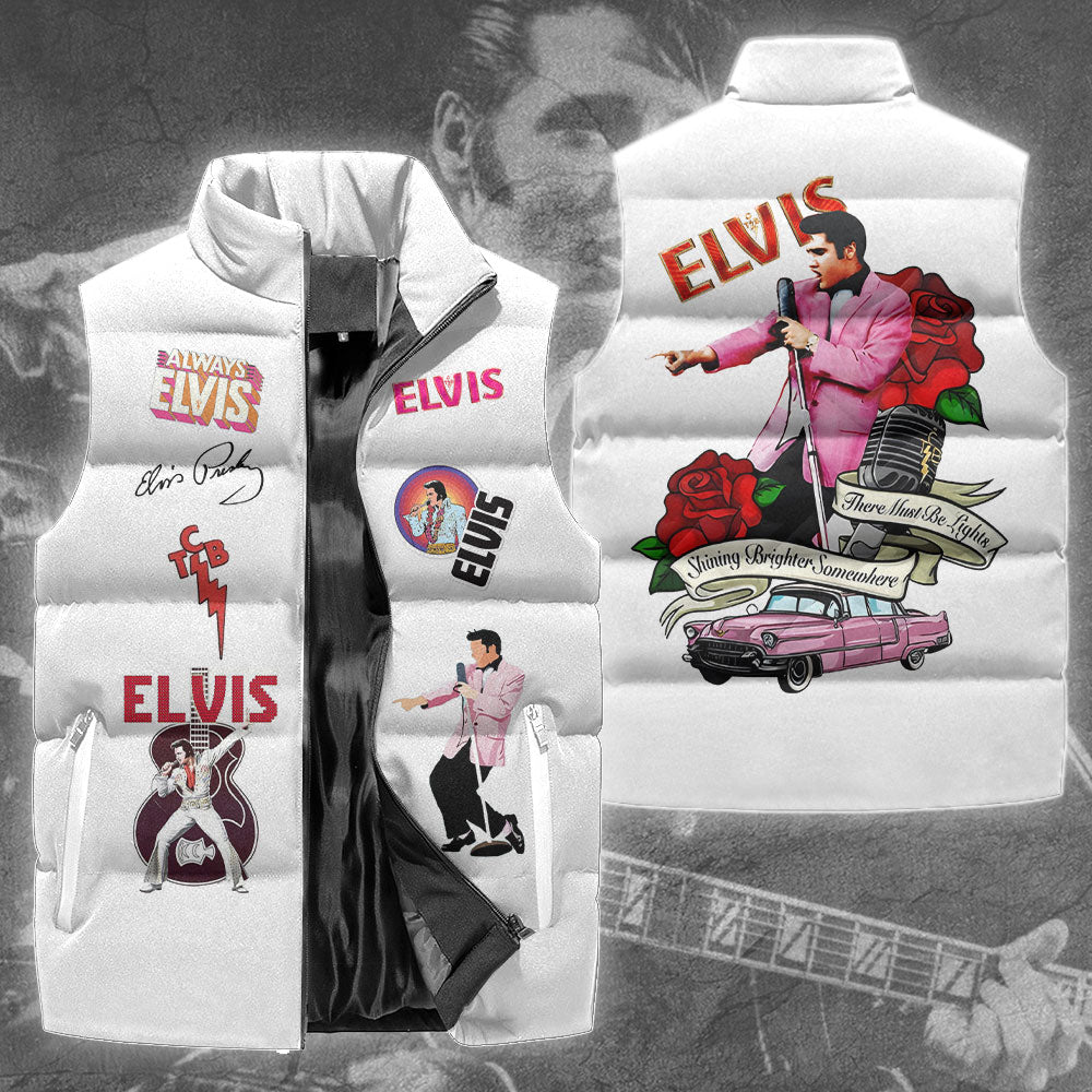 Elvis Presley 3D Sleeveless Down Jacket – TANTN 9125