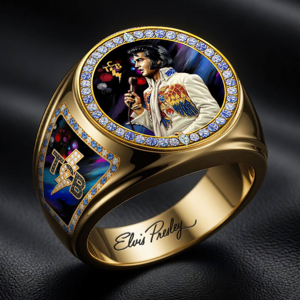 Elvis Presley Custom Shape 1-sided Keychain – HOATT 9291