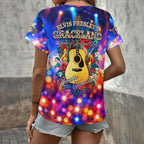 Elvis Presley 3D Women's V-Neck T-Shirt – HOATT21602