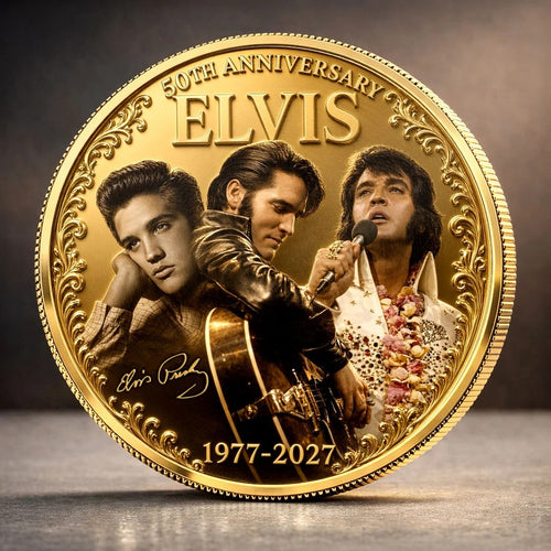 Elvis Presley 50th Anniversary 2027 Commemorative Coin – MAITM15360