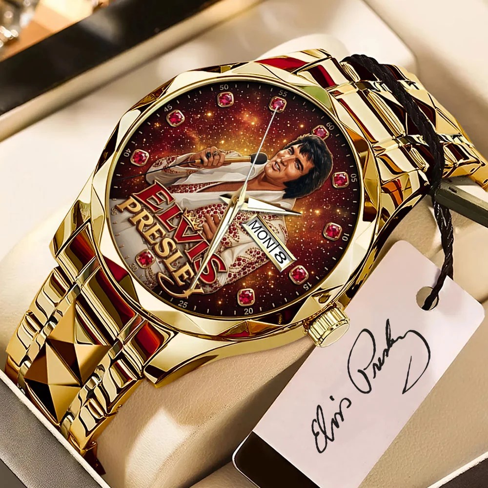 Elvis Presley Alloy Luxury Quartz Watch – TMTHU10260