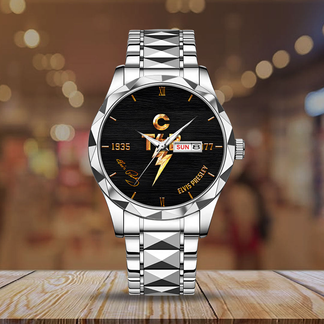 Elvis Presley Alloy Luxury Quartz Watch – HOATT 11412