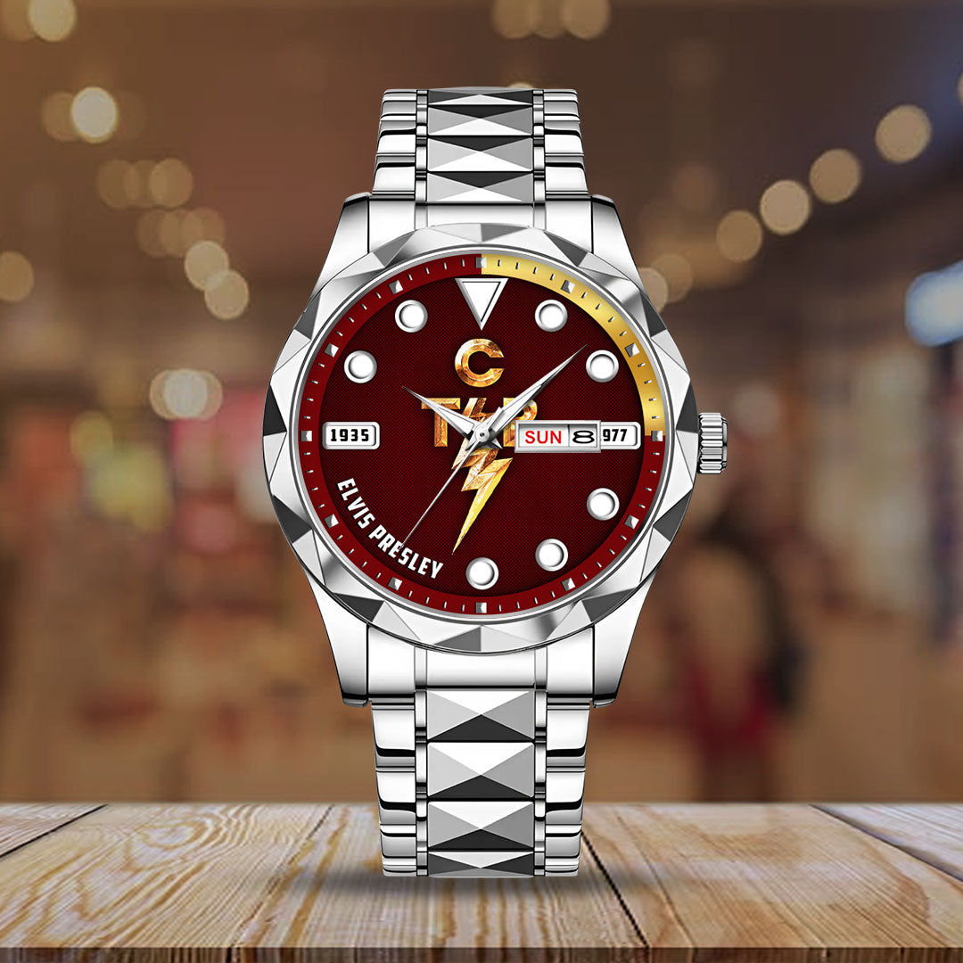 Elvis Presley Alloy Luxury Quartz Watch – HOATT 11413