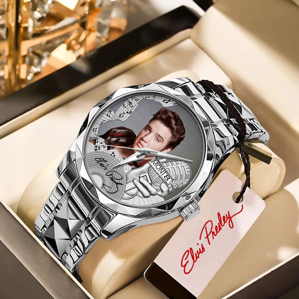 Elvis Presley Alloy Luxury Quartz Watch – MAITM12690
