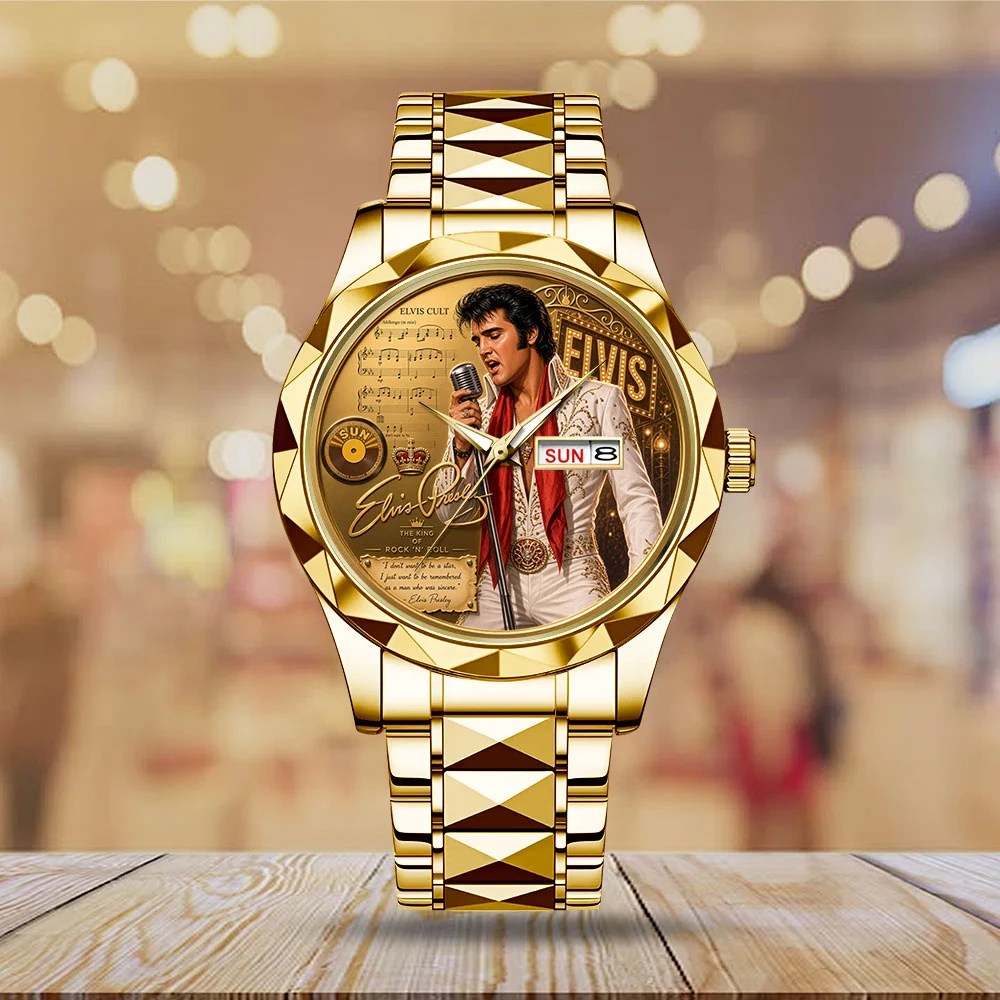 Elvis Presley Alloy Luxury Quartz Watch – MAITM15342