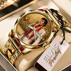 Elvis Presley Alloy Luxury Quartz Watch – MAITM15342
