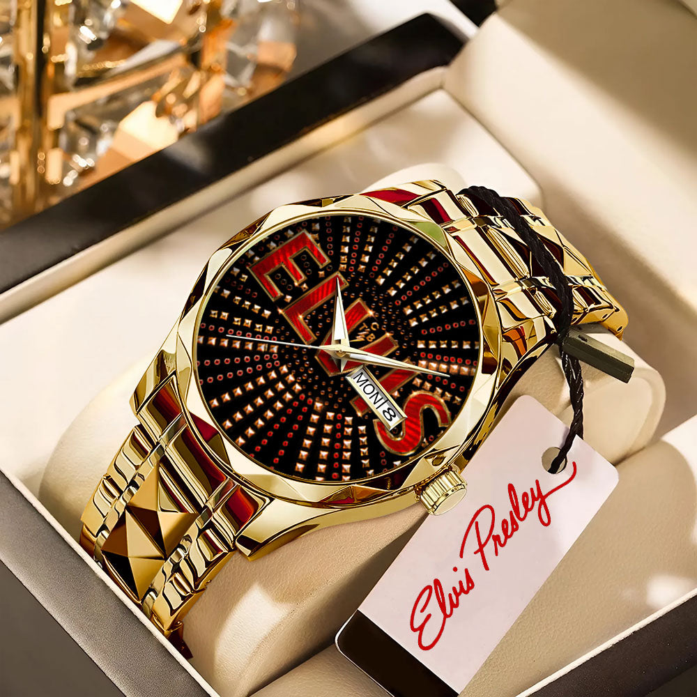 Elvis Presley Alloy Luxury Quartz Watch – TANTN 13959