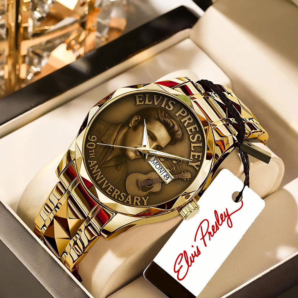 Elvis Presley Alloy Luxury Quartz Watch – TANTN15874