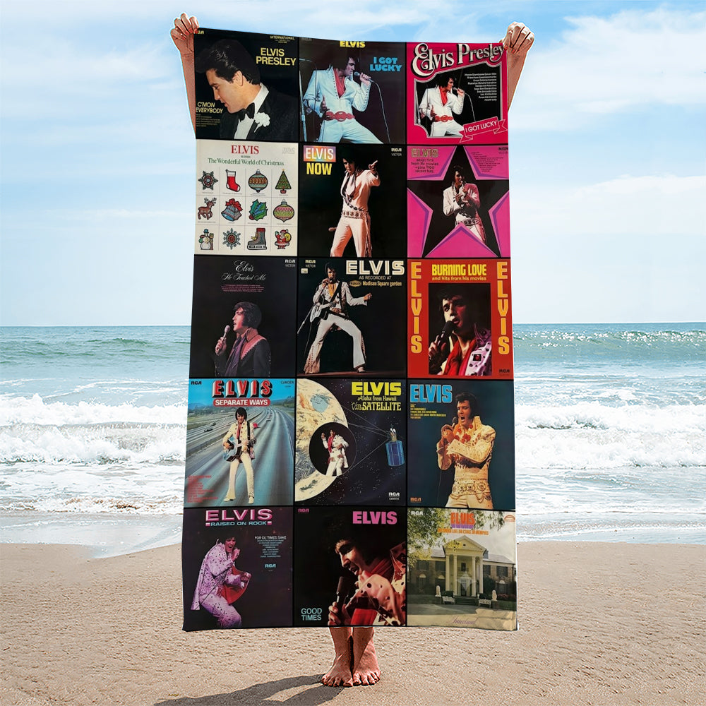 Elvis Presley Rectangle Beach Towel – TMTHU6772