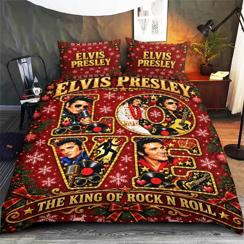Elvis Presley 3-Piece Duvet Bedding Set – TMTHU10245