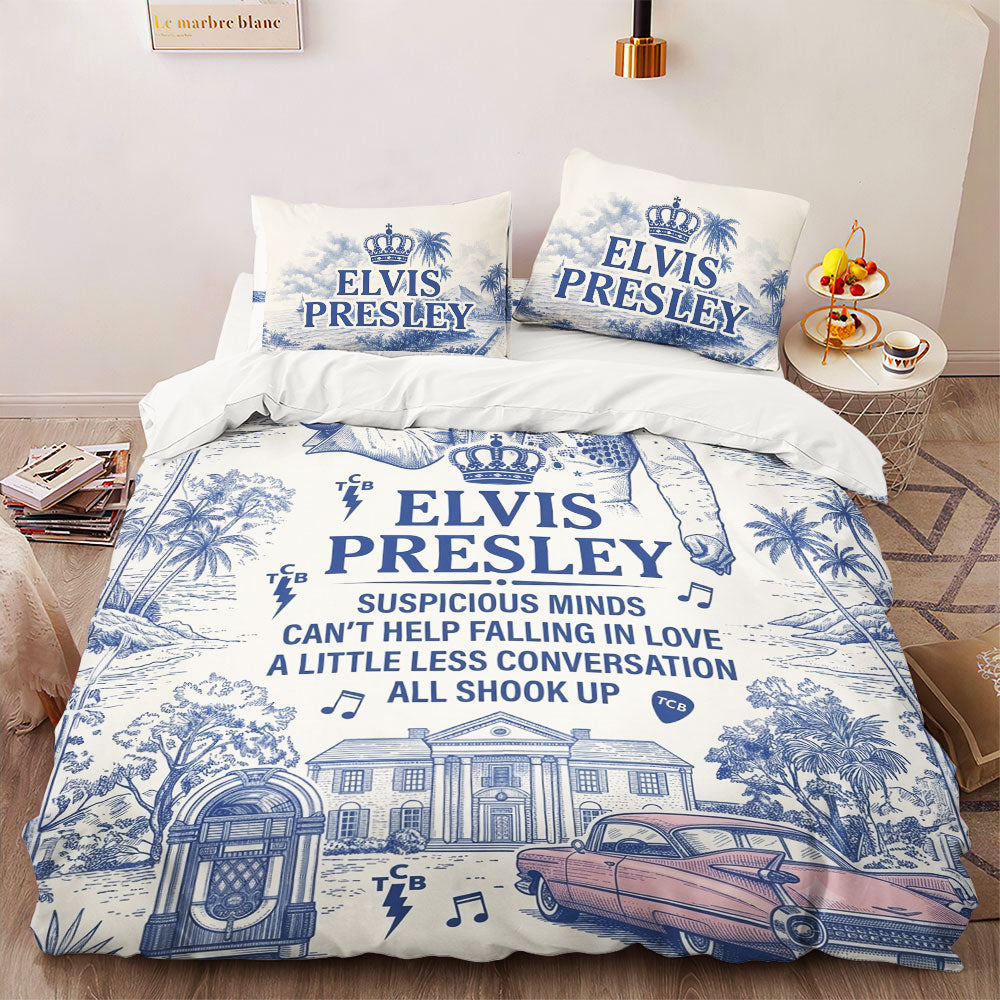 Elvis Presley 3-Piece Duvet Bedding Set – TMTHU7503