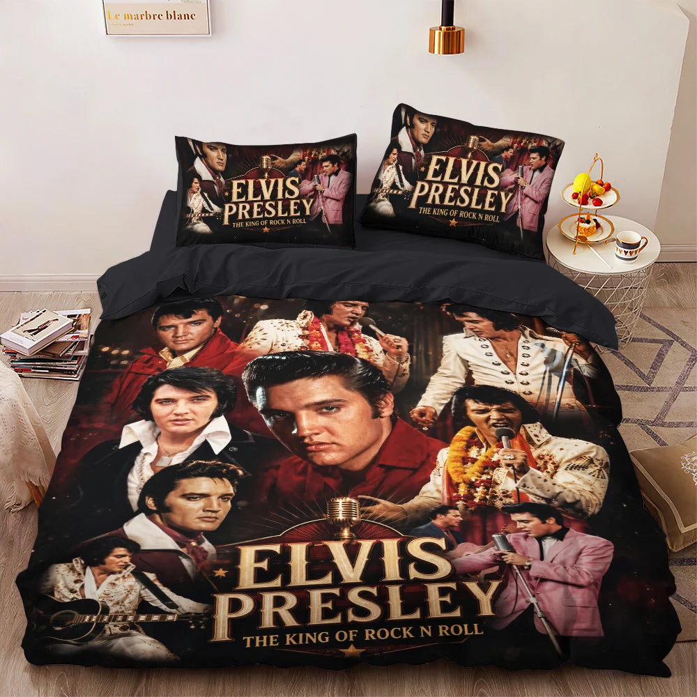 Elvis Presley 3-Piece Duvet Bedding Set – TMTHU8731