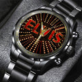 Elvis Presley Black Stainless Steel Watch – TANTN 6009