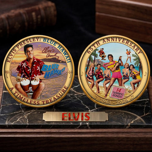 Elvis Presley: Blue Hawaii 65th Anniversary Commemorative Coin – TMTHU6280