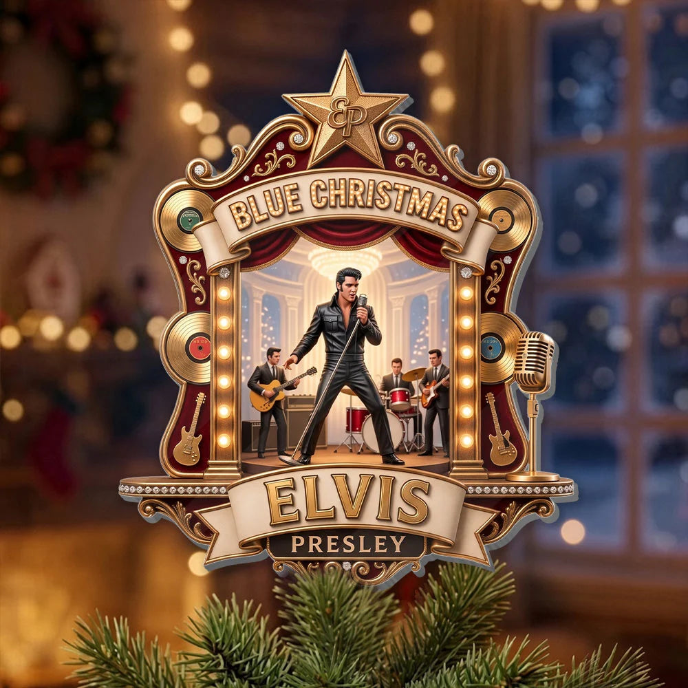 Elvis Presley Christmas Tree Topper – TMTHU9677