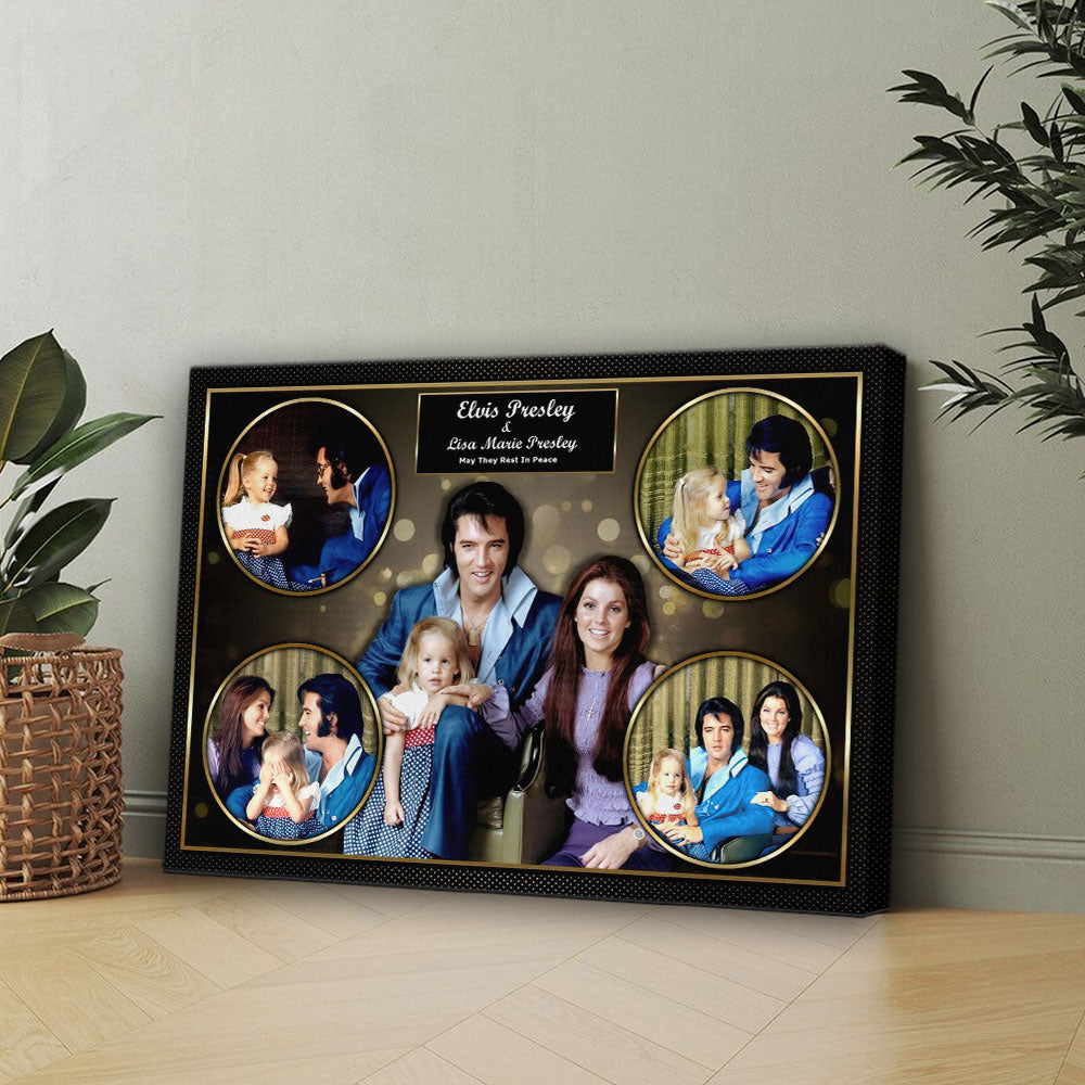 Elvis Presley Rectangle Canvas With Inner Frame – HOATT 7313