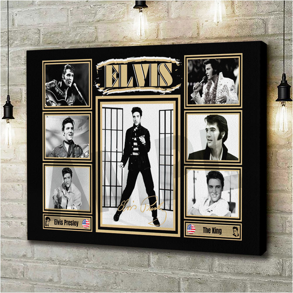 Elvis Presley Rectangle Canvas With Inner Frame – HOATT 8021