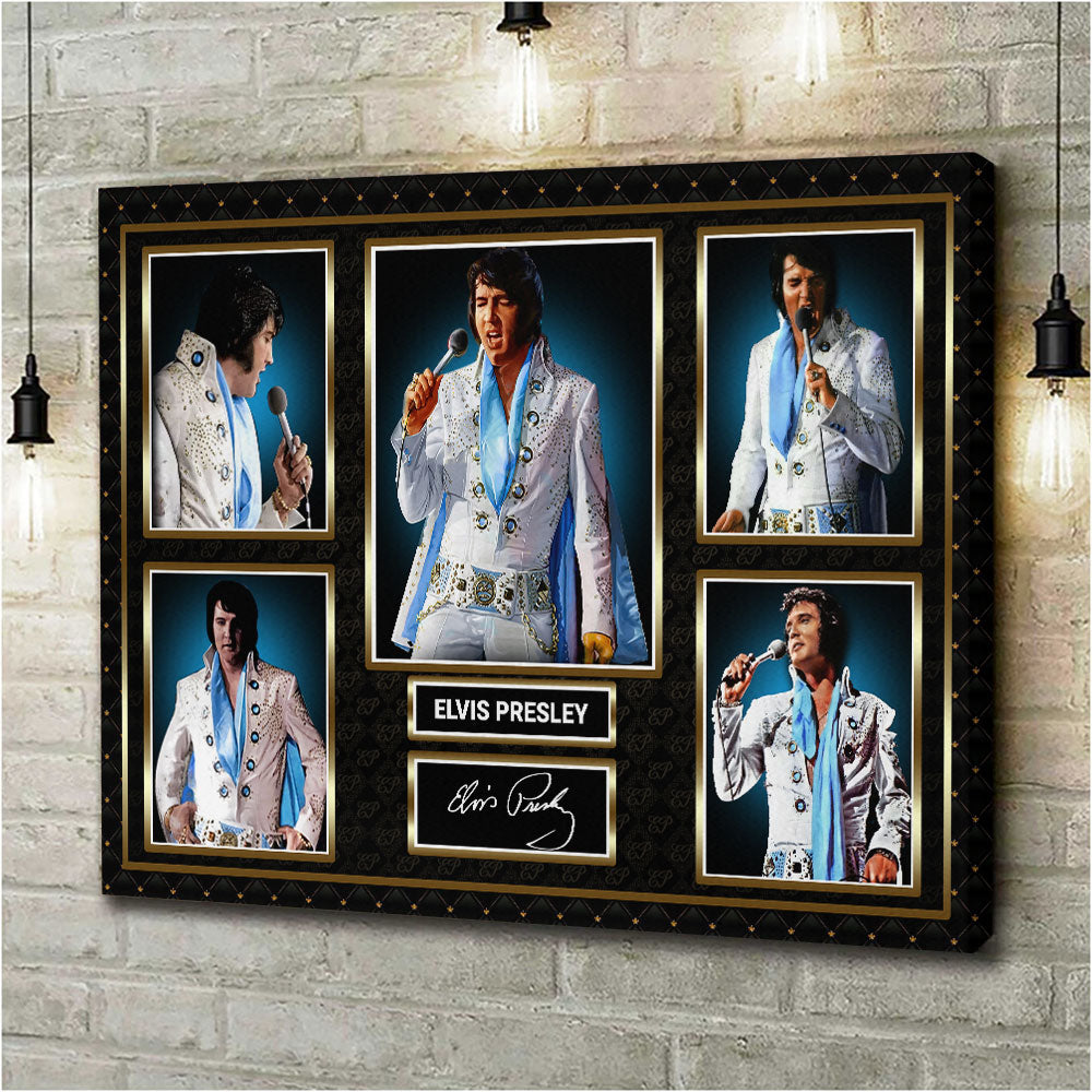 Elvis Presley Rectangle Canvas With Inner Frame – HOATT 8038