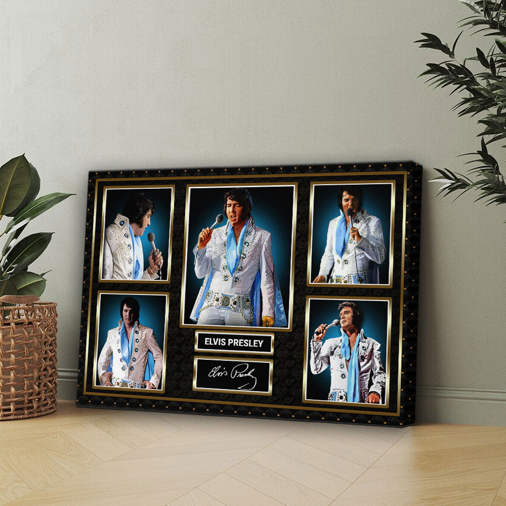 Elvis Presley Rectangle Canvas With Inner Frame – HOATT 8038