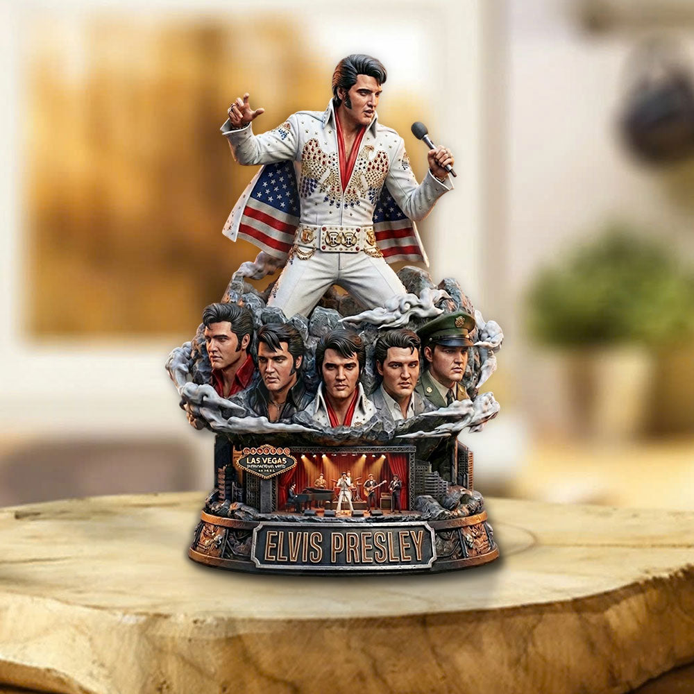 Elvis Presley Custom Shape Acrylic Plaque – TMTHU3671