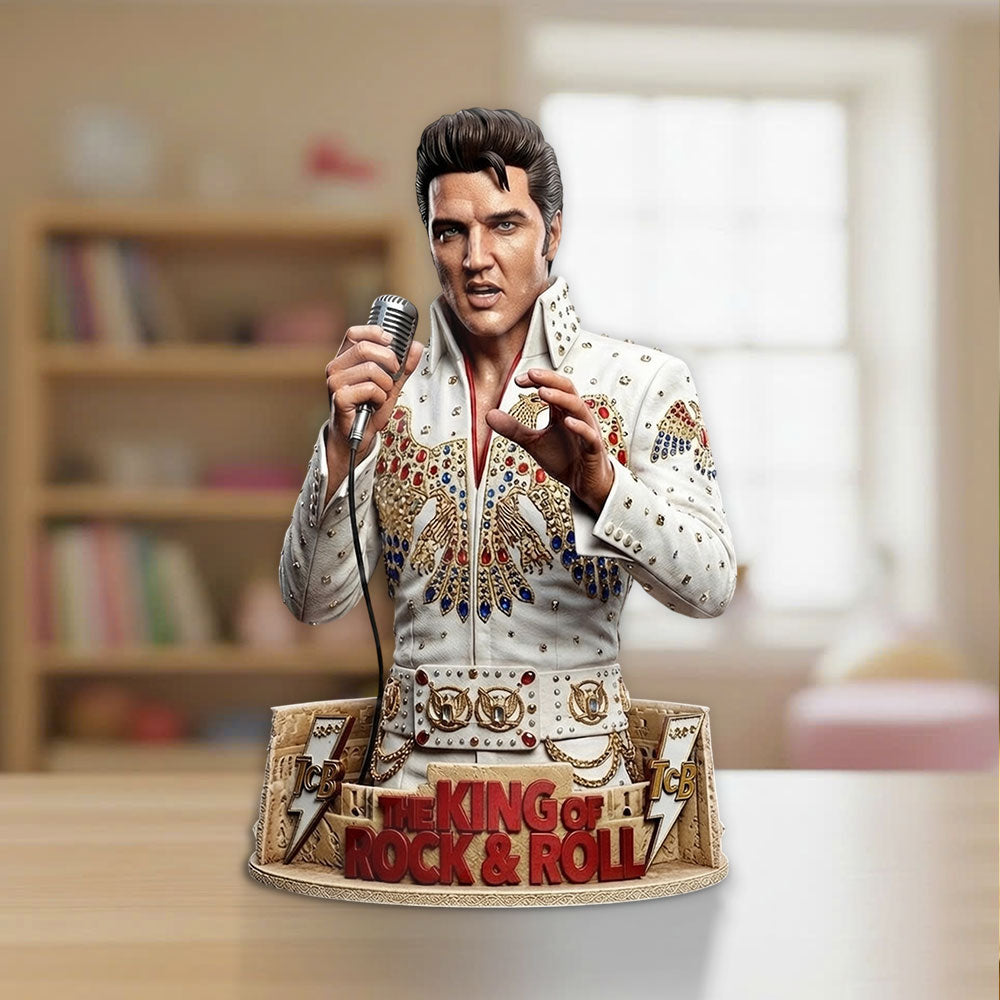Elvis Presley Custom Shape Acrylic Plaque – TMTHU3838