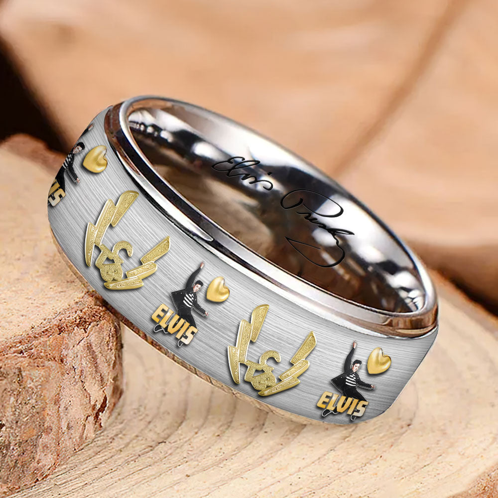Elvis Presley Custom Alloy Ring – MAITM 11917