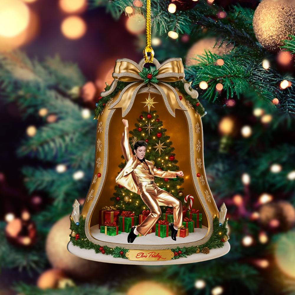 Elvis Presley Custom Shape 2-side Printed Acrylic Ornament – MAITM12683