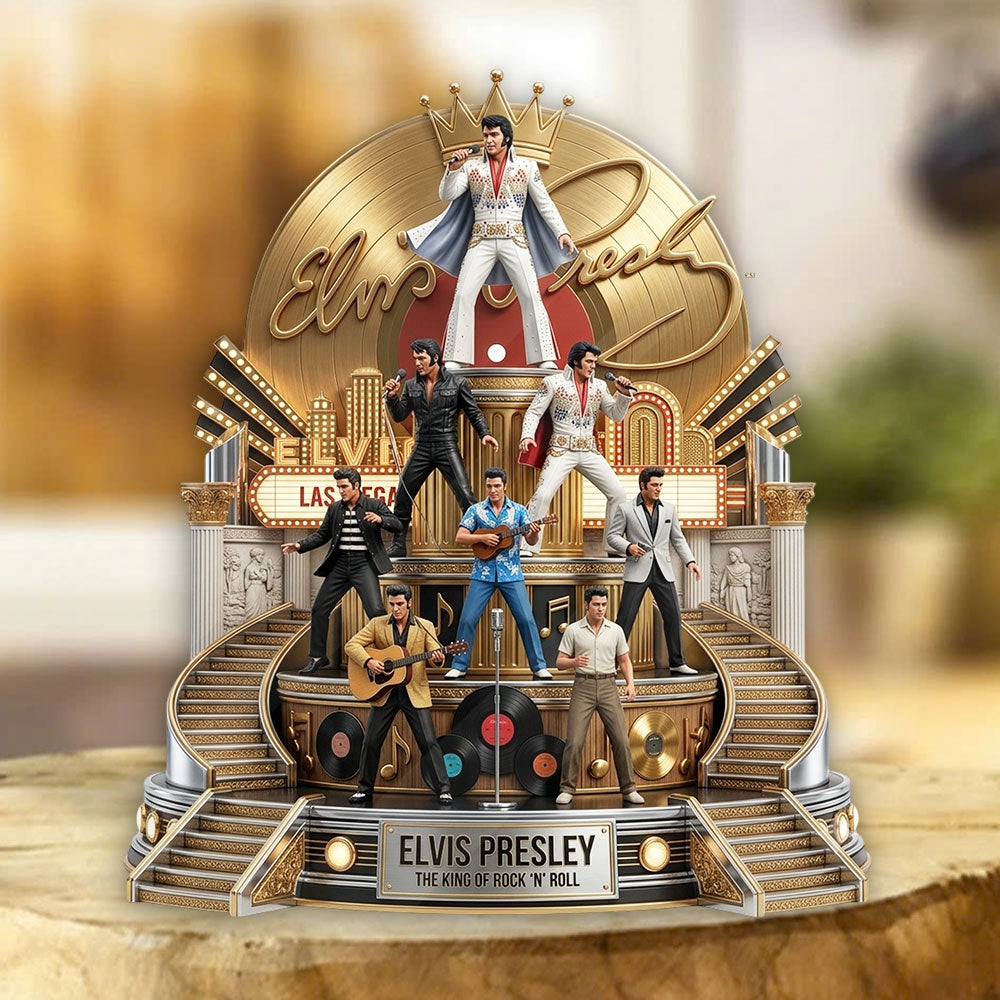Elvis Presley Custom Shape 2-sided Acrylic Car Ornament – MAITM 5115
