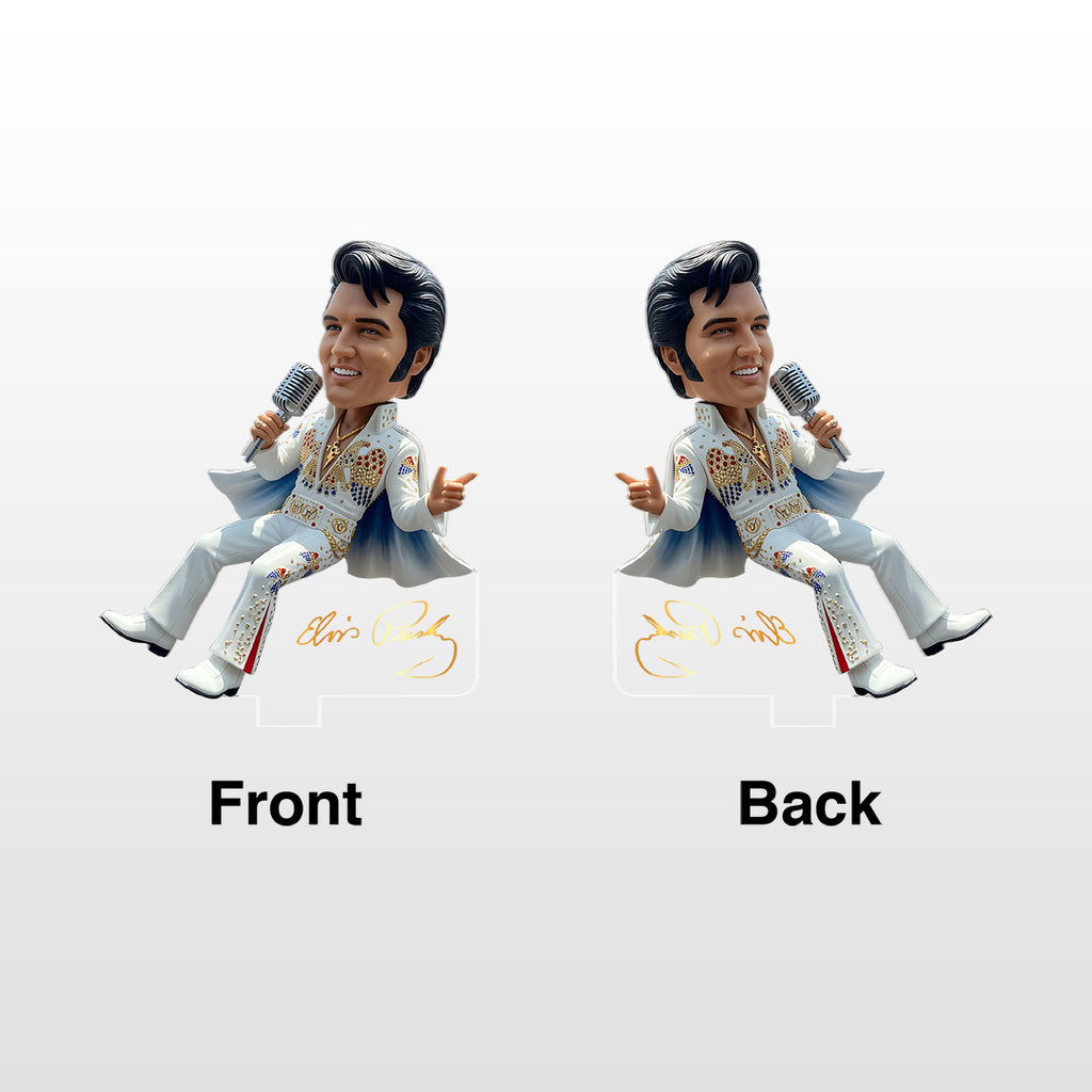 Elvis Presley Custom Shape Spring Acrylic Standee – TANTN22774