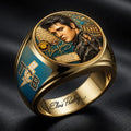 Elvis Presley 3D Engraved Ring – MAITM15394